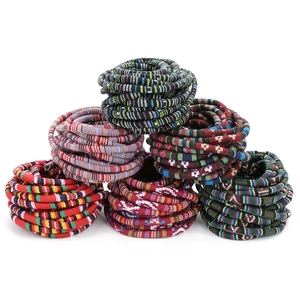 Corda di cotone colorata da 6 mm con motivi etnici per decorazioni fai-da-te