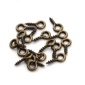 200pcs antique bronze eye pins for jewelry making DIY wooden crafts and hanging accessories