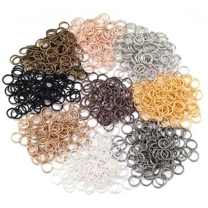 Metall Offene Biegeringe Für DIY Schmuckherstellung Findings Verbinder Schlaufen Zubehör Für Handgefertigte Halsketten Armbänder