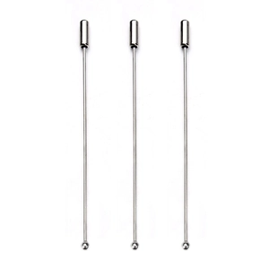 Silver Plated Metal Stick Pin Lapel Pin For Men Women DIY Brooch Accessories Fastener Suit Scarf Jewelry Making Findings