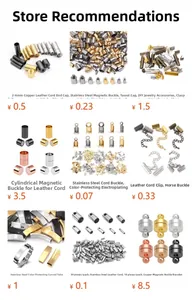 DIY jewelry making supplies with alloy rope end caps and tassel metal connectors