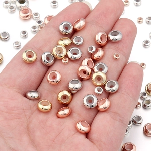 Verstelbare siliconen positioneringskralen voor DIY sieraden maken in goud en zilver