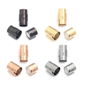 304 Stainless steel magnetic clasps in four colors for DIY jewelry making