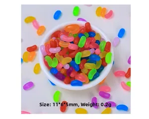 Mini capsule in resina dai colori misti per artigianato fai-da-te, dimensioni 11x6x5mm