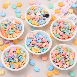 Mini Cartoon Resin Charms DIY Jewelry Accessories Cute Plastic Decoration For Phone Case Handmade Crafts Multi Styles