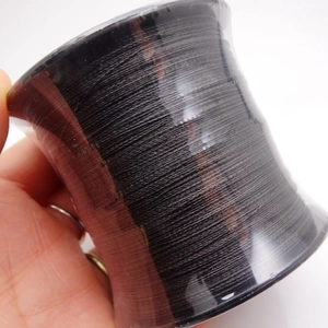 Strong black non-elastic thread for pearl necklaces and DIY jewelry on plastic spool