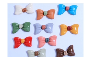 Fiocchi colorati in resina per forcine fai-da-te e creazione di gioielli artigianali