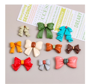 Fiocchi colorati in resina per fermagli DIY e artigianato, set di colori assortiti