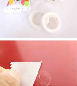 Détails de pastilles adhésives transparentes double-face pour décorations de ballons