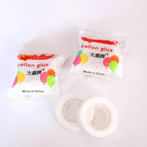 Points de Colle pour Ballons Transparents Ruban Adhésif Double Face pour Décoration de Ballons de Fête de Mariage