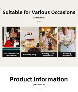 Detail view of cartoon dinosaur cupcake stand in party, wedding, and shop window scenarios