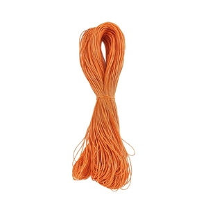 Cordoncino cerato arancione da 1 mm per creazione gioielli fai da te 66 metri