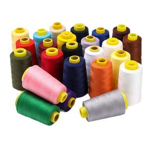 Multi-color polyester sewing thread spools set for DIY home tailoring and machine sewing