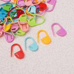Multicolor Plastic Knitting Stitch Markers Crochet Locking Pin Safety Clips For DIY Hand Weaving Crafts Marker Tool