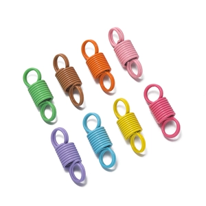 Fermoirs à ressort colorés assortis pour la création de bijoux DIY et colliers