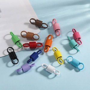 Fermoirs à ressort colorés pour bricolage de colliers et création de bijoux variés
