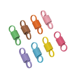 Fermoirs à ressort colorés en huit teintes acidulées pour colliers faits à la main