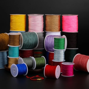 High Quality Nylon Braided Cord For DIY Jewelry Making Jade Thread For Pendant Chinese Knot Crafting String Supplies