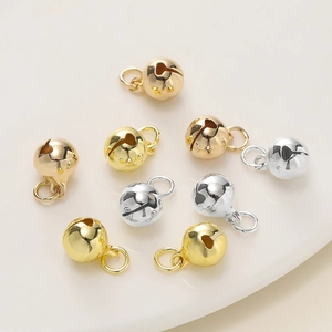 Gegalvaniseerde Ijzeren Retro Mini Bellen Voor Sieraden Maken DIY Handgemaakte Accessoires Goud Zilveren Metalen Bellen Voor Huisdier Knutselen