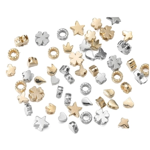 Gouden en zilveren CCB ster hart kroon kralen voor DIY sieraden maken pakketten