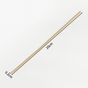 Hilo de resorte flexible bañado en oro 18K de 20cm x 0,2cm para creación de anillos y joyas