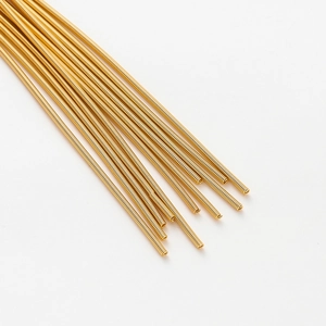 Alambre de resorte flexible de oro de 18K para joyería artesanal y bordado detallado