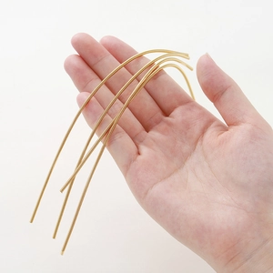 Tubos de Resorte de Memoria de Cobre Bañado en Oro 18K para Creación de Joyas DIY Componentes de Pulsera y Anillo Alambre Espiral