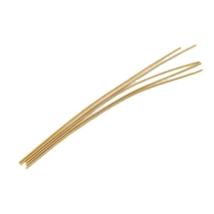 Tubos de alambre de cobre chapados en oro 18K para joyería DIY anillos y pulseras hechas a mano