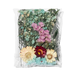 Mélange de fleurs séchées variées en sachet pour bougies DIY et décorations