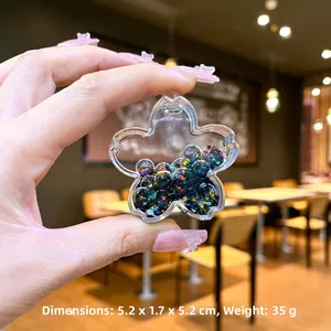 Dimensions du pendentif fleur lumineux: 5,2x1,7x5,2cm, poids 35g pour accessoires de sac