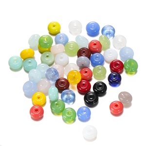 Colorful Glass Abacus Beads 8mm Rondelle Loose Spacer Beads For DIY Jewelry Making Bracelet Necklace Crafts Candy Colors