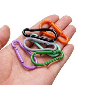 Moschettoni colorati in alluminio in vari colori opachi per portachiavi fai-da-te e accessori