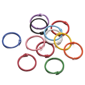 Anneaux de reliure colorés de 30mm en métal avec finition peinture en divers coloris vifs