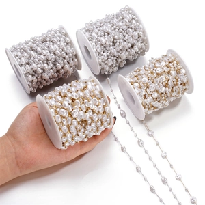 Edelstahl Kunstperlen Kette Für DIY Schmuckherstellung Handgefertigte Halskette Armband Herstellung Materialien Zubehör