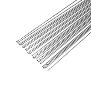 Macro detail of high-polish stainless steel beading needles for jewelry DIY