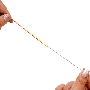 Stainless steel beading needle threading colorful gradient thread for DIY jewelry