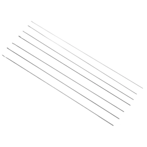 Set of 8 stainless steel long beading needles for DIY jewelry making and threading tool