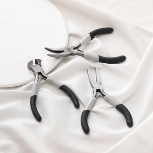 Juego de 3 mini alicates para joyería de 5 pulgadas para manualidades y bisutería DIY
