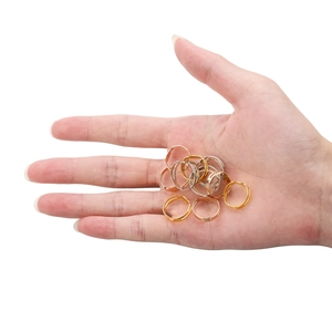 Adjustable ring base set for DIY jewelry in gold, silver, and rose gold finishes