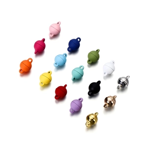 Multi-color spherical magnetic clasps for DIY jewelry necklaces and bracelets
