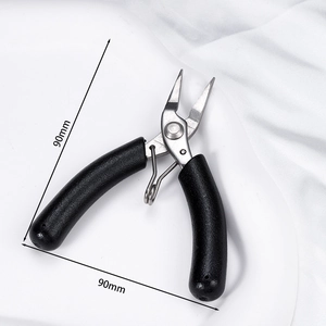 Mini alicates de 90mm para joyería en acero inoxidable con mangos antideslizantes