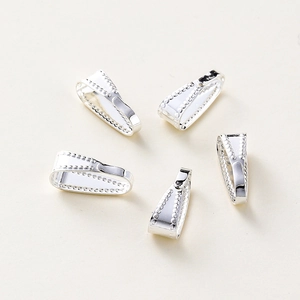 Vijf zilveren 14K vergulde hanger-sluitingen voor DIY-halsketting en sieraden accessoires