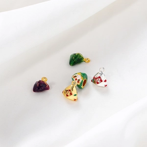 Dragon Boat Festival rice dumpling charms with cute smile and lucky character detail