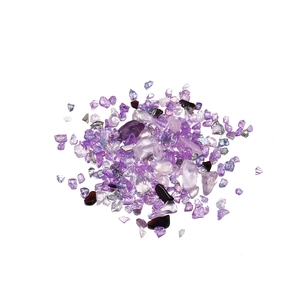 Mixed iridescent irregular amethyst glass sand stones for DIY nail art and filler
