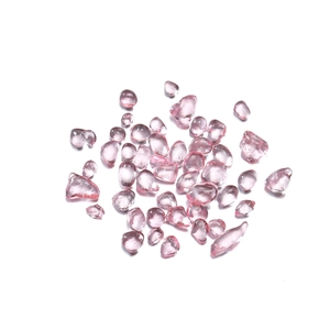 Détails de galets en verre rose poli de 3-8 mm pour le bricolage et les aquariums