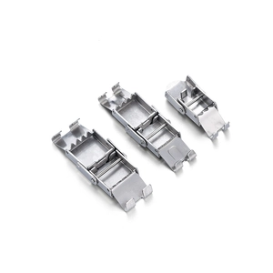 Polished stainless steel folding watch clasp in three sizes for DIY bracelet components