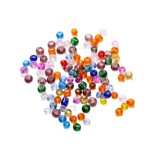 Perles de verre transparentes colorées 4mm pour bracelets DIY et création de bijoux