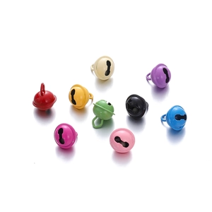 Bunte 14mm Metallglöckchen für Bastelarbeiten, Tierhalsbänder und Weihnachtsdekorationen