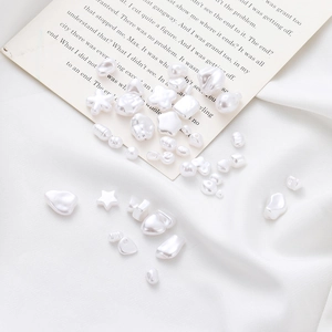 ABS Künstliche Perle Barocche Finte Künstliche Perle Sciolte per Creazione di Gioielli Fai da Te Collane Bracciali Orecchini Accessori Artigianali