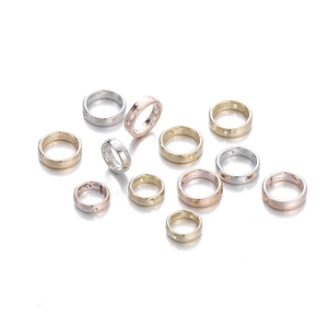DIY sieraden connectoren in hart- en ovaalvorm met gepolijste goud en zilver finish